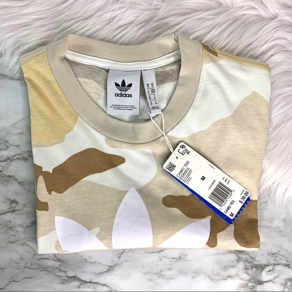 ♥️SOLD♥️ Adidas Camo Beige Tee size M - Picture 8 of 8
